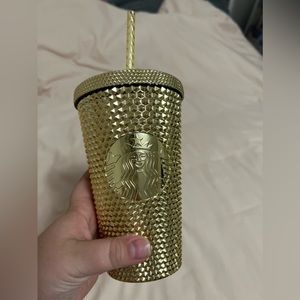 Starbucks gold tumbler